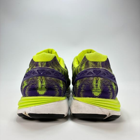 Nike Lunarglide+ 5 Neon Green Purple Running Shoes 629484-991 Women's Size 8.5 - Picture 5 of 10